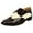 Brown/ Beige, variant on Men's Leather Oxford Dress Shoes, Black/White, 9.5