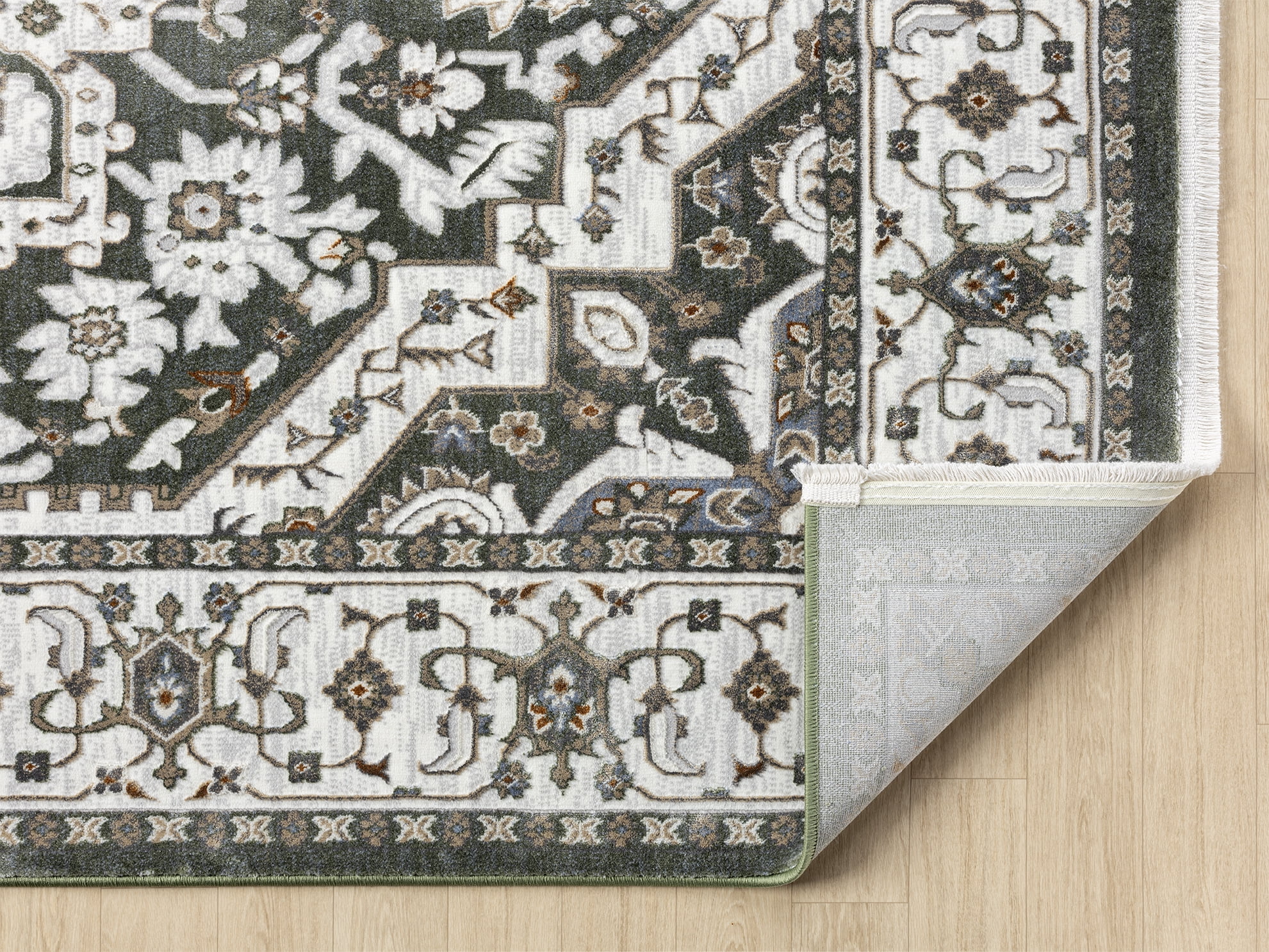 United Weavers Riviera Delora Area Rug, Border Pattern, Green, 7'10" X 10'6"