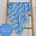 thumbnail image 5 of LollyBanks Wave Wonder Baby Muslin Swaddle Blanket- 100% Cotton, 47"x47", 1 Pack, 5 of 6