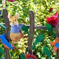 thumbnail image 5 of Resin Miniature Garden Statues - Hanging Decoration, Blue Rabbit, 5 of 5