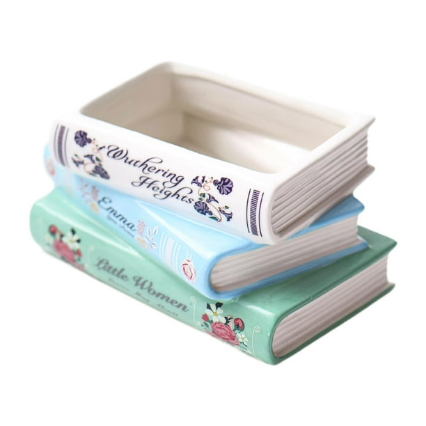 Maceta Florero Escritorio Brote Florero Regalo Decoración del Hogar Flores Secas Libro Diseño para Libros múltiples