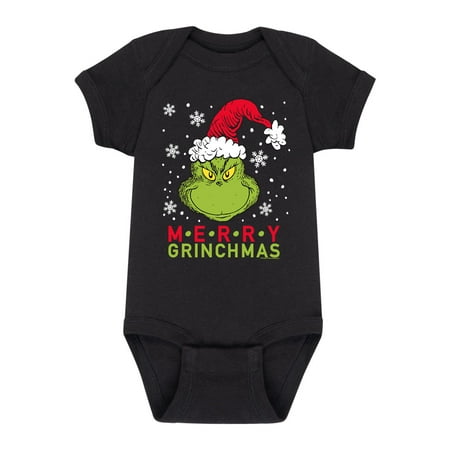 Dr. Seuss - Santa Grinch - Infant Baby One Piece