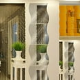 thumbnail image 2 of Coofit Wall Sticker Creative Decorative Wave Shaped Mirror Sticker Wall Decor Sticker, 2 of 10