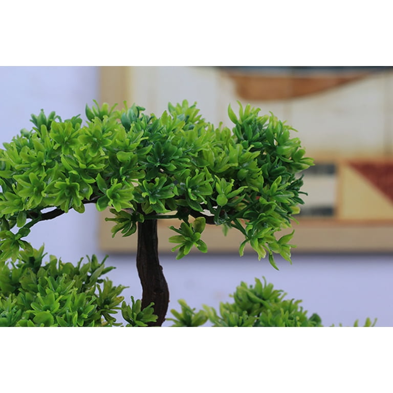 Artificial Bonsai Artificial Plants Bonsai Pine Tree, 16 Inches Faux House  Welcoming Pine Pot Plants, Simulation Pine for Office, Zen Garden