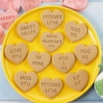 thumbnail image 5 of ievspot 1 Set Heart Cookie Cutter Mini Valentine Cookie Cutter Stamp Plastic Biscuit Pastry Cutters for Valentine's Day Baking, 5 of 8