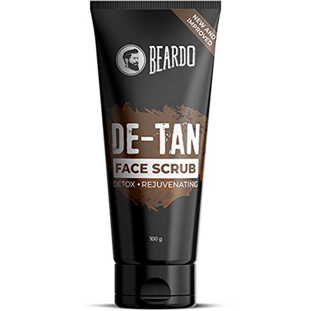 Beardo DeTan Face Scrub for Men, 100 gm Coffee Scrub for Blackhead