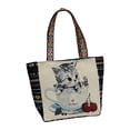 thumbnail image 2 of Milaget Canvas Shoulder Bag Lightweight Big Capacity Female Satchel Handbag for Shopping Cat, 2 of 9