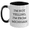White/Black, variant on Funny Michigan Gifts: I'm Not Yelling, I'm From Michigan Two Tone Coffee Mugs with Humorous Quote - Unique Birthday Unique Gifts for Michiganders