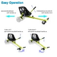 thumbnail image 4 of Hoverboard Seat Attachment For Kids, 265lbs Capacity Go Kart Attachment,Accessory w/ Adjustable Length 26”-34.5”,Bigger&Sturdier Seat,Transform 6.5” 8” 10” Hoverboard Into Go Cart, 4 of 7