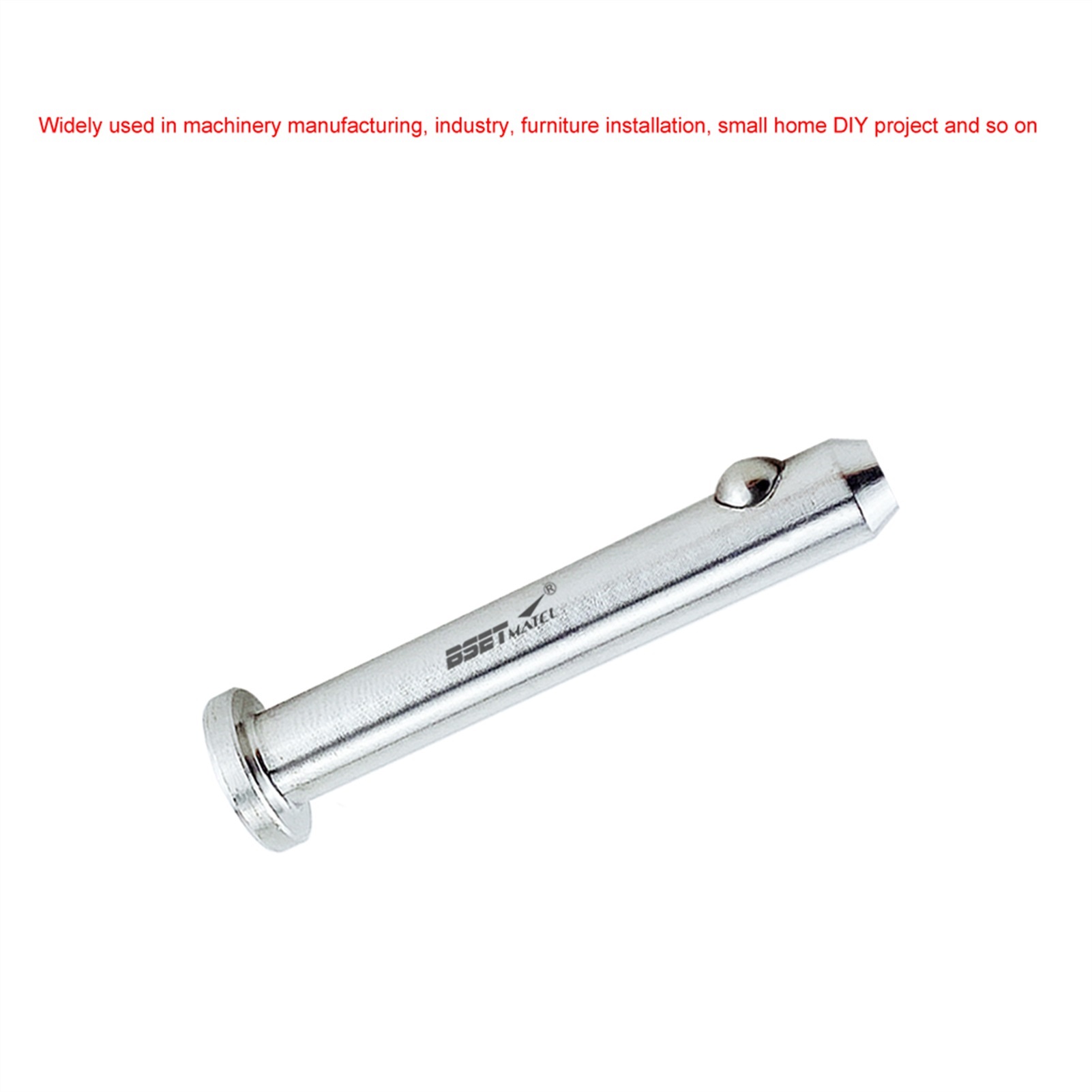 4PCS 4.8mm Stainless Steel Dowel Pin Flat Head Cylindrical Pin Positioning Pins Quick Release Ball Pin Retainer Farm Lawn Garden