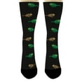 thumbnail image 4 of ThisWear Reptile Gifts Green Chameleon Socks Chameleon Lizard Gifts for Men Women 6-Pairs Novelty Crew Socks, 4 of 5