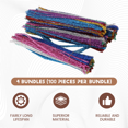 thumbnail image 4 of 400 x glitter pipe cleaners-Multicolor, 4 of 8