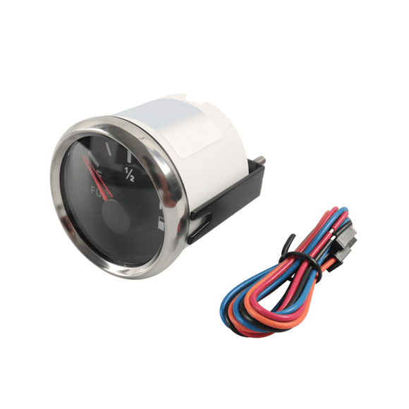 52MM Fuel Gauge with Fuel Level Sensor 200MM 0-190Ohm Oil Tank Level Indicator Meter for Boat