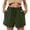 Green, variant on Women’s Vacation Casual Shorts, Lightweight Drawstring Elastic Waist with Side Pockets, Multi-Color, S/M/L/XL/XXL