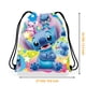 thumbnail image 4 of Disney-Bolsa de Anime Stitch con cordón para niños y niñas, bolsa de regalo de Lilo & Stitch para fiesta de cumpleaños, suministros para baby shower, 5/10 piezas, 4 of 5
