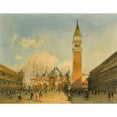 thumbnail image 2 of Carlo Grubacs 18x15 Gold Ornate Wood Frame and Double Matted Museum Art Print Titled - Venetian View IIi, 2 of 4