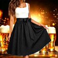 thumbnail image 2 of XIAOCHA Womens Polka Dot Skirt High Waist Midi Skirt Daily Casual Outfit, 2 of 4