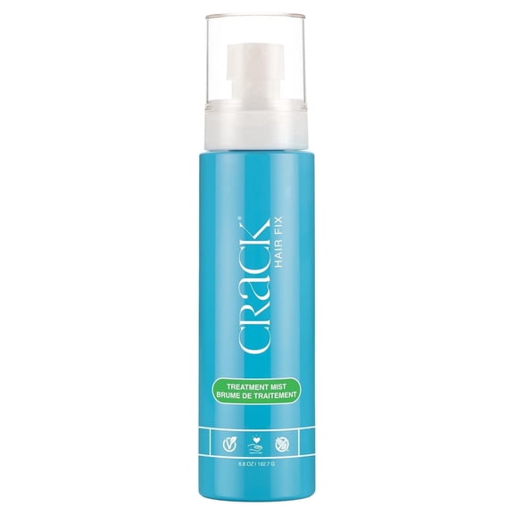 Crack Hair Fix Conditioning Leave-In Hair Mist with Frizz Control & Heat Protection, 6 oz Bottle