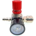thumbnail image 1 of Regulador de presión para compresor de aire, regulador de presión neumático de 1/4, válvula de control de presión con conexión de 140 PSI 12 Bar, 1 of 4