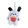 thumbnail image 2 of Muñeco de peluche perfecl perro llavero colgante rosa, 2 of 8