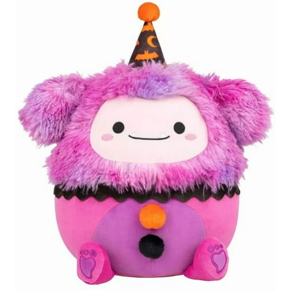 Squishmallows 12" Magenta Bigfoot in Clown Costume Woxie Medium Plush HAlloween