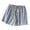 Glisme Blue156, variant on Glisme Casual Shorts For Women Cotton Spring/Summer Thin Shorts Loose Fitting Comfortable And Simple Checkered Home Pants Light Green Trousers Flexible Fit