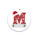 thumbnail image 2 of Ornamentos Colgantes Personalizados Del Alfabeto Del Árbol de Navidad, Acrílico 8cm Bricolaje para Regalo Y Decoración de Fiesta Ornamentos Del Árbol de Navidad, 2 of 2