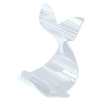 ​​LYINGF Whale Shaped Phone Stand Holder, Creative Design Anti-Slip Support | Portable Plastic Mobile Stand for Desk Viewing at Home or Office in Black​