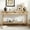 Natural, variant on 60" Fir Veneer Console Table with Honeycomb Pattern, Natural Entryway Table with 3 Drawers & Open Shelf, Modern Hallway Table for Living Room, Study, Foyer