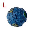 thumbnail image 1 of Mascota Perro Giggle Ball Treat Actividad de sonido Squeaky Chew Toy -yogu120mm, 1 of 2