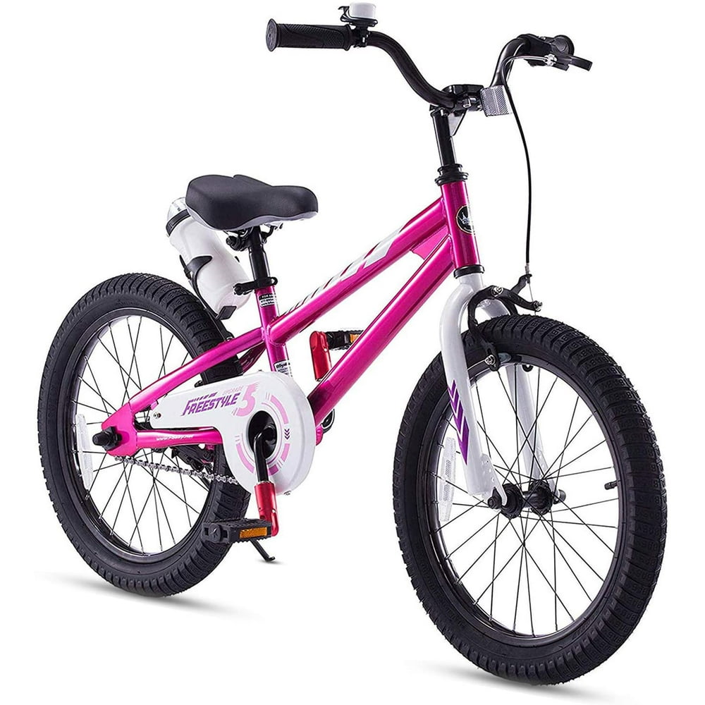 RoyalBaby Kids Bike Boys Girls Freestyle Bicycle 12 14 16 inch with Training Wheels,16 18 20