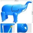 thumbnail image 3 of IM Beauty Elephant Sprinkler for Kids Outdoor Play, Inflatable Elephant Sprinklers for Outside, Backyard Water Fun Blow Up Unicorn Sprinkler for Yard, Unicorn Sprinklers Inflatable Water Toys, 3 of 9