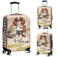 thumbnail image 2 of Welcome Cavalier King Charles Spaniel Back to School Vintage Retro Travel Luggage Cover Dog Lover Gifts Suitcase Dust Protective Decor - 02012, 2 of 5