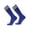 Blue, variant on Men Women Two Striped Mid Calf Athletic Sports Socks Breathable Polyester Socks for Football Basketball Cycling Training Daily Wear,1 Pair,Black