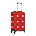 thumbnail image 3 of Picia White and Green Polka Dot Luggage Protector Cover Thicken Suitcase Protector Cover Fit 18-32 Inch Luggage-Large, 3 of 9