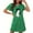 Green, variant on Sakmal Soft Moomoo Dresses for Women Short Gray Halloween Plus Size Nightwear Black Cat Print Short Sleeve Nightgowns for Women
