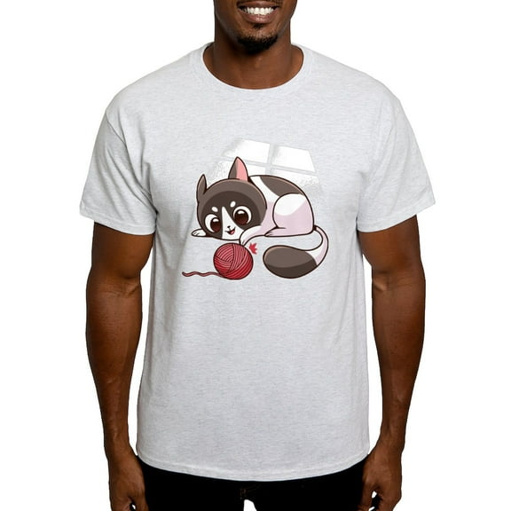CafePress - Cute Kawaii Cat T Shirt - Men's Classic Graphic T-Shirt