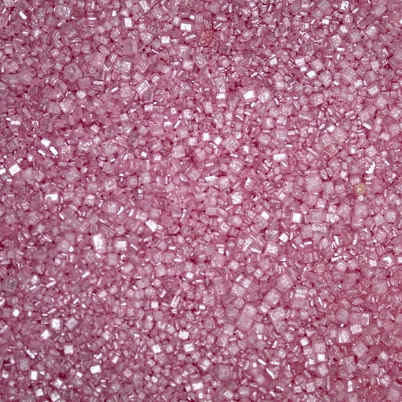 Krazy Sprinkles - Edible Pink Pearl Sugar Sand - Bold Cake Decoration, 1/2 Cup