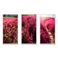 thumbnail image 2 of Designart "Fuchsia Florals in Full Bloom" Floral Framed Wall Art Set Of 3 - Pink Floral Frame Gallery Wall Set For Home Decor, 2 of 7