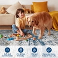 thumbnail image 4 of 5x7 Area Rugs Modern Abstract Faux Wool Rug Ultra-Soft Low Pile Accent Rug Stain Resistant Carpet Machine Washable Rugs for Bedroom with Non Slip Backing, 4 of 7