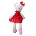 thumbnail image 1 of suave de juega los juguetes de peluche que duermen del conejo animal rojo Hugo Conejo de peluche, 1 of 7