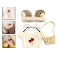 thumbnail image 3 of Ropa y accesorios para muñeca Zulema traje de muñecos de peluche Vestido de muñeca de peluche, 3 of 8