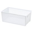 thumbnail image 2 of MesaSe 2Pcs Storage Box With Handle Space Saving Plastic Basket For Closet Desk Cabinets Wardrobe, 2 of 4