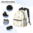thumbnail image 5 of Vsdgher Wheat Print Unisex Large Capacity Bookbag Schoolbag Casual Daypack for High School/College/Teens/Travel/Work, 5 of 8