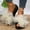 White, variant on WILLBEST Zapatos De Niño Womens Shoes Summer Fashion Large Size Thick Sole Flower Sequins Simia Wedge Beach Slippers