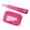 J, variant on Light Pink Waterproof Wristlet with Clear Card Pocket, Portable Wrist Wallet for Essentials, Hands-Free Carrying Solution for Daily Use