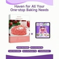 thumbnail image 6 of Cake Decorating Kit137pcs Cake Decorating Supplies with Cake Turntable for Decorating Pastry Piping Bag Russian Piping Tips Baking Tools Cake Baking Supplies for Beginners Green, 6 of 10