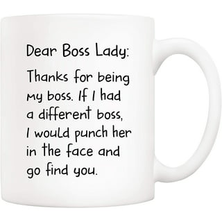 Funny Office Manager Gag Gift Female Management / Boss Appreciation Present  Idea Sarcastic Office Supplies for Women Supervisor 