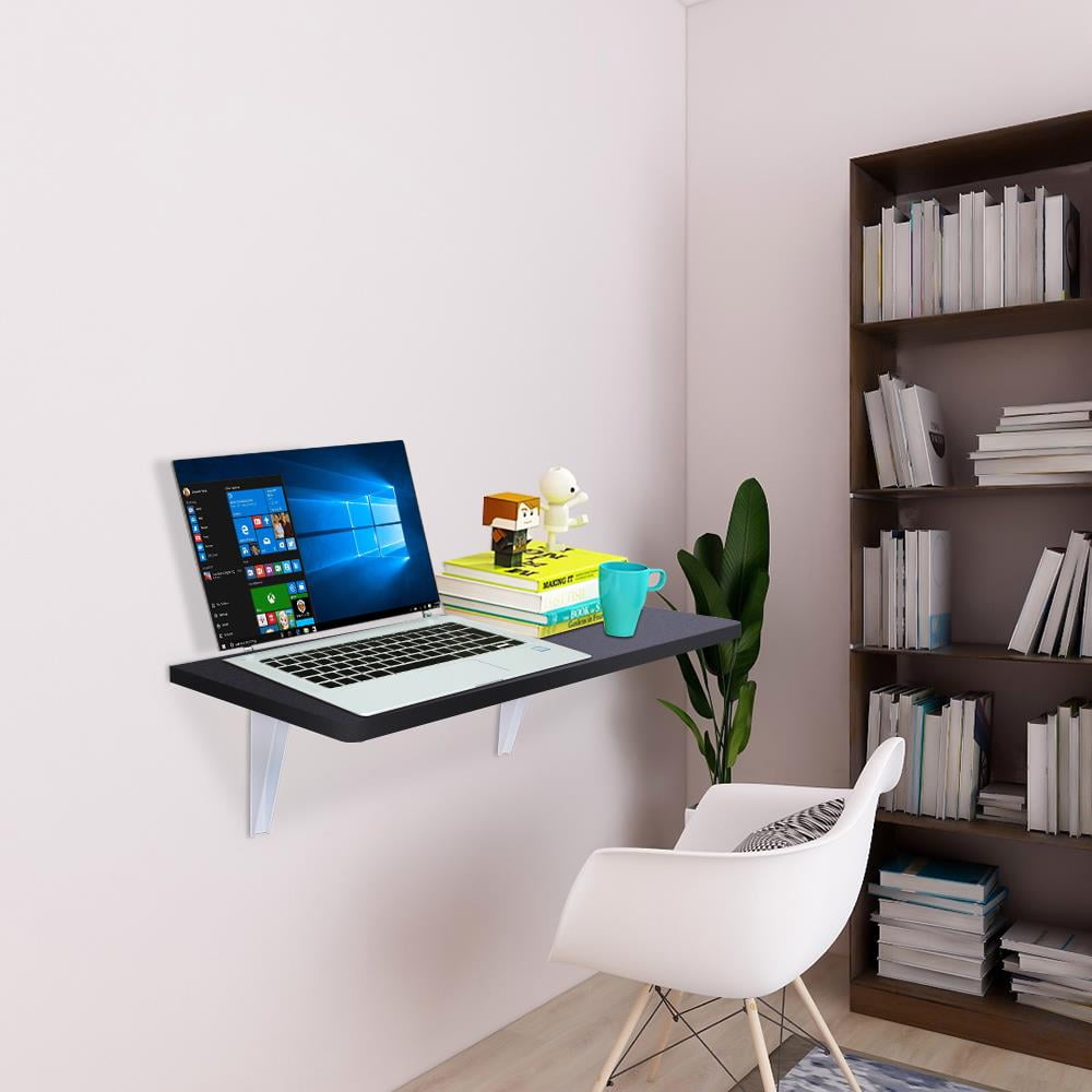 SamyoHome Wall Mounted Table Folding Hanging Shelf Fold Down, Study