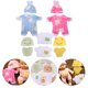 thumbnail image 5 of 4 juegos de ropa realista para muñecas Reborn, conjunto de pijamas para perros para muñecas americanas de 12 pulgadas, bonita muñeca bebé, accesorios de ropa de animales, 5 of 7